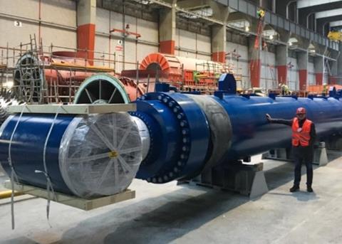 Bosch Rextroth has produced a hydraulic cylinder weighing 146 tons
