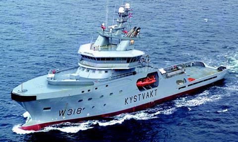 Harstad was specially built to operate in the waters of northern Norway.