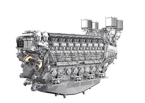 The new 16-cylinder engine is based on the well-proven Series 8000 engine
