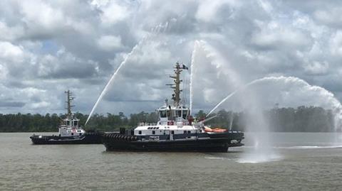 'Papillon' and 'Fregate' were named by local beauty queens (Dutch Dredging - Maritime Executive)