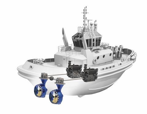 Schottel's Sydrive-M hybrid system will feature in the tug for Port of Aarhus (Schottel)