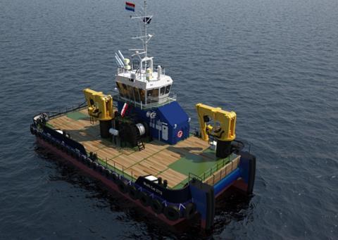 Like all Damen Multi Cats, the 2712 provides spacious deck space