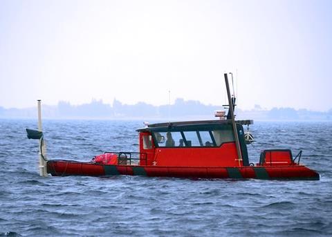 The 12-metre ProZero DC at survey-speed