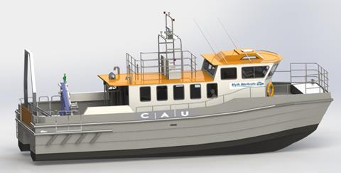 Blyth will supply this purpose built catamaran for a German University research programme